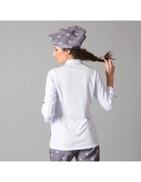 CHAQUETA COCINA MUJER MICROFIBRA MIRANDA GARYS