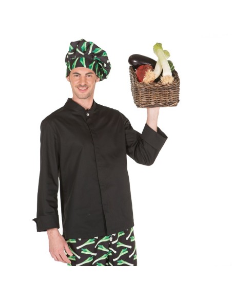 CHAQUETA COCINA MARIN NEGRA GARYS