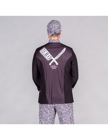 CHAQUETA COCINA UNISEX MICROFIBRA CLEAVE GARYS