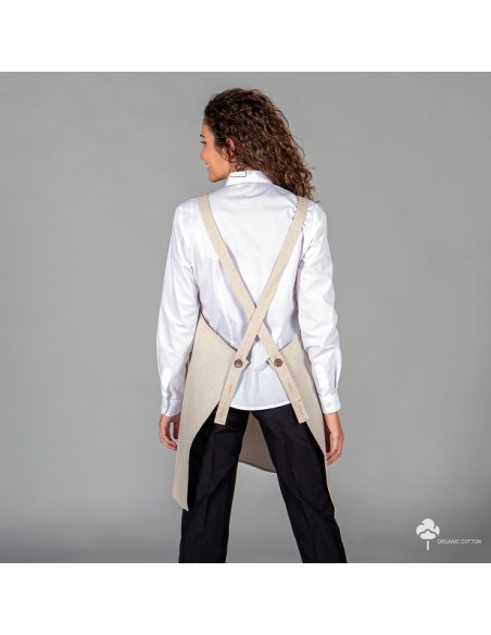 DELANTAL ALGODON ORGANICO 1574 GARYS