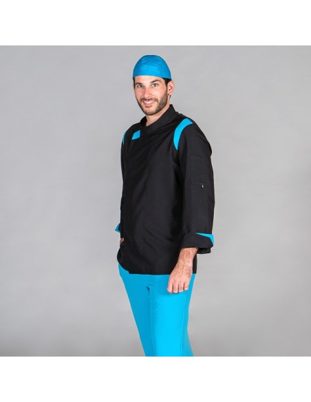 CHAQUETA COCINA ELASTICA ABADES GARYS