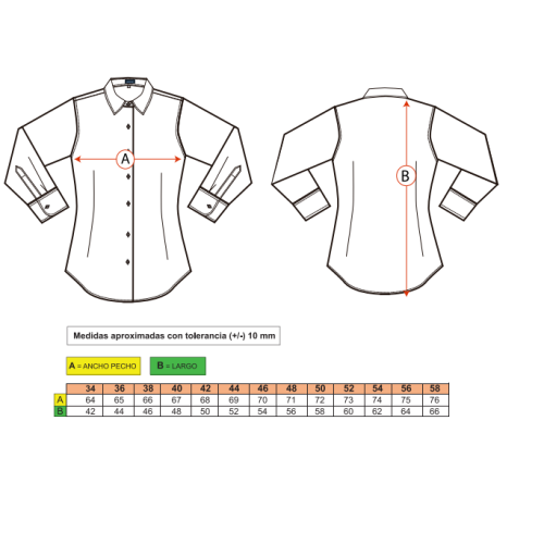 CAMISA MUJER GALERNA BLANCO ADVERSIA 2
