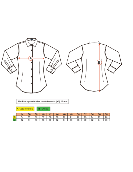 CAMISA MUJER GALERNA BLANCO ADVERSIA