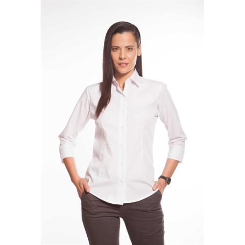 CAMISA MUJER ALM BLANCO ADVERSIA