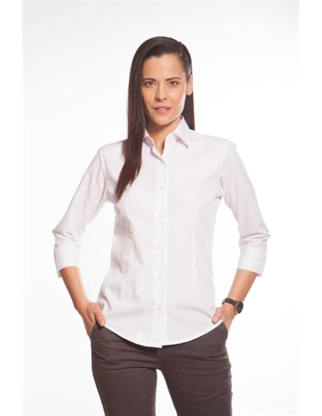CAMISA MUJER ALM BLANCO ADVERSIA