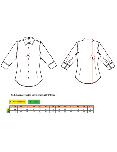 CAMISA MUJER ALM BLANCO ADVERSIA