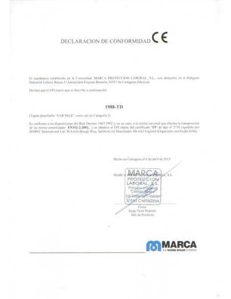 TAPON DESECHABLE EAR MAX STEELPRO