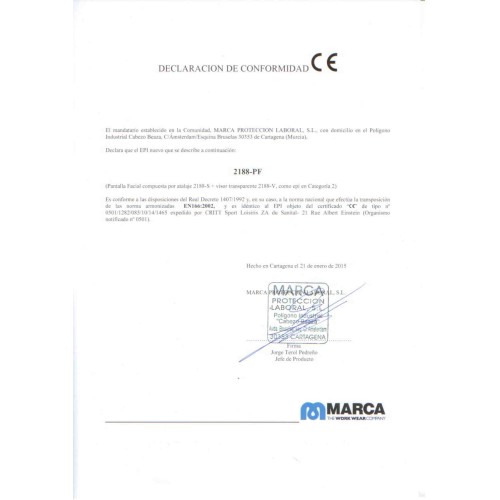 PANTALLA FACIAL CON VISOR RIESGOS MECANICOS STEELPRO(... 2