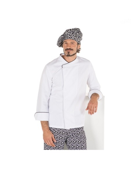 CHAQUETA COCINA ABAD BLANCA GARYS