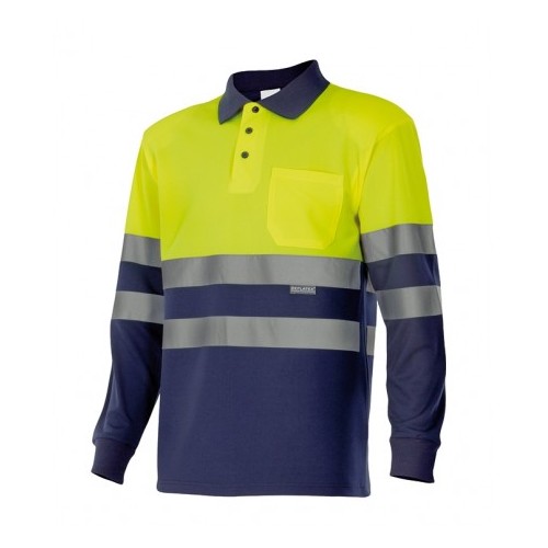 POLO ALTA VISIBILIDAD BICOLOR 175 VELILLA