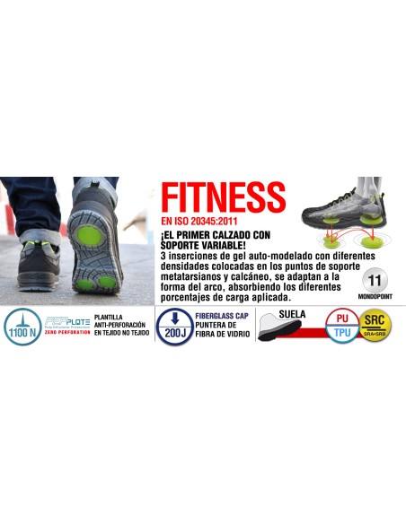 ZAPATO BIKRAMGREY S3 SRC COFRA