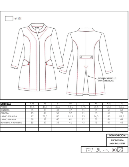 BATA SANITARIA MICROFIBRA PRISCILA GARYS