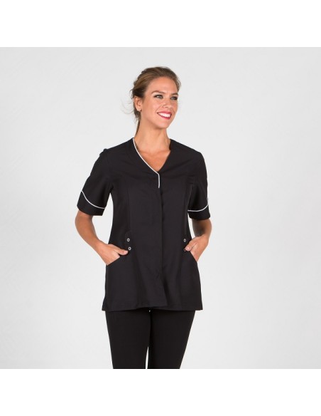 BLUSA PELUQUERIA MICROFIBRA CINTA  GARYS