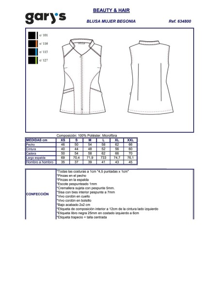 CASACA MICROFIBRA BEGONIA GARYS