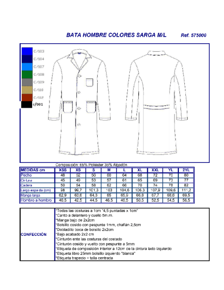 BATA TRABAJO 575000  GARYS