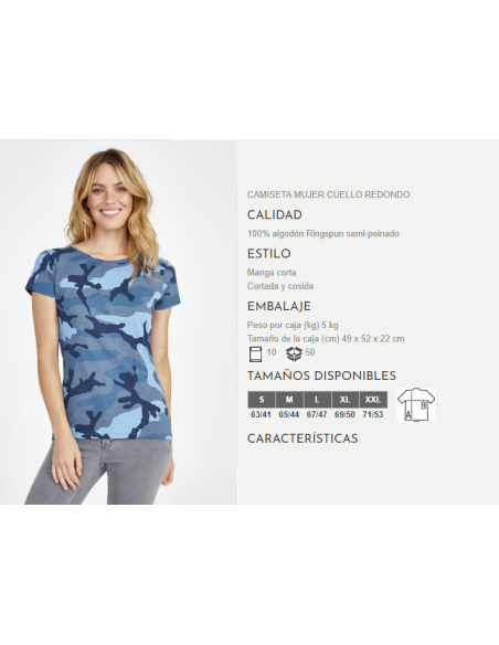 CAMISETA CAMO WOMEN SOLS