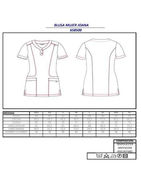 CASACA SANITARIA JOANA GARYS