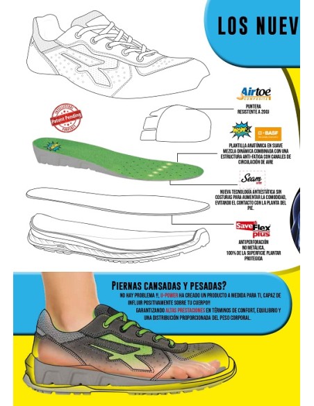 ZAPATO RADIAL S1P SRC ESD UPOWER