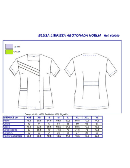 CASACA LIMPIEZA NOELIA GARYS