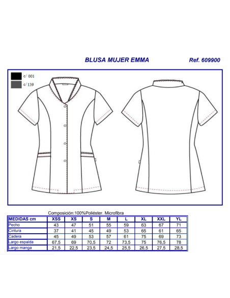 CASACA MICROFIBRA EMMA GARYS