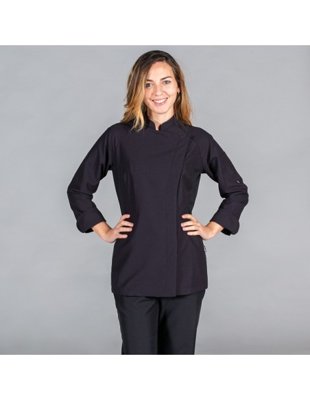 CHAQUETA COCINA MUJER ELASTICA IZA GARYS
