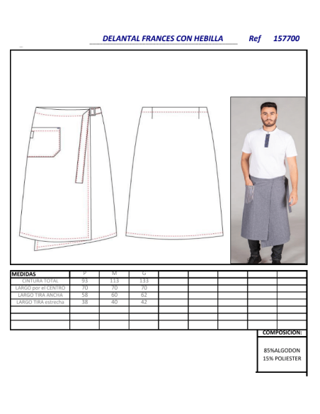 DELANTAL FRANCES LONETA 1577 GARYS