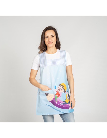 CASULLA PROFESORA ESCOLAR NIÑOS LAPIZ GARYS