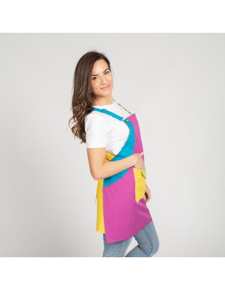 CASULLA PROFESORA ESCOLAR MULTICROMO GARYS