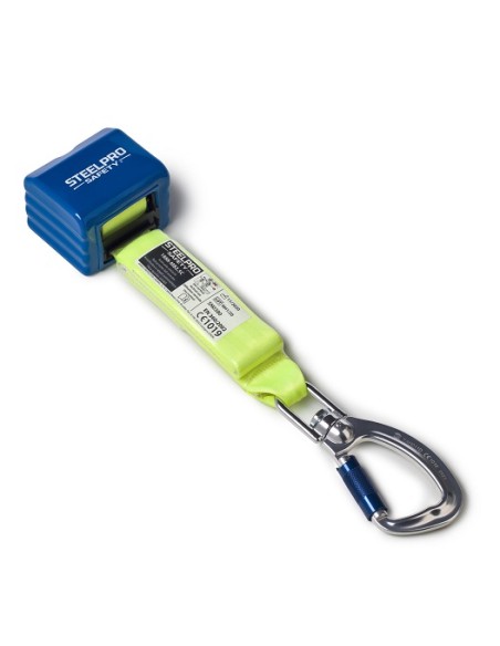 ANTICAIDAS RETRACTIL CINTA 2.5 MTS STEELPRO