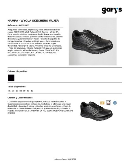 ZAPATO SKECHERS WYOLA MUJER