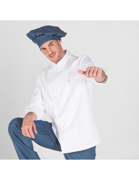 CHAQUETA COCINA BOTON FORRADO GARYS