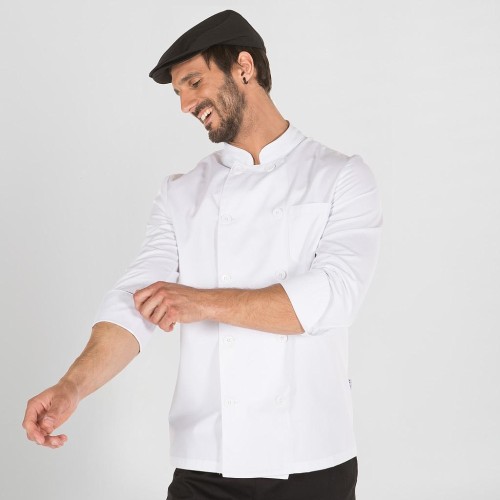 CHAQUETA COCINA UNISEX BASICA 910000 MARCA GARYS