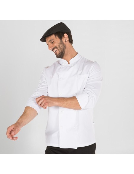 CHAQUETA COCINA UNISEX BASICA 910000 MARCA GARYS
