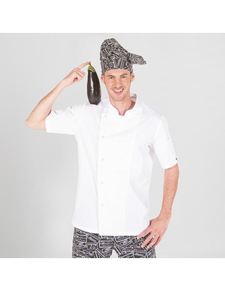 CHAQUETA COCINA UNISEX BLANCA LUQUE GARYS