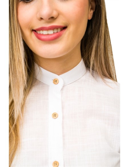 BLUSA IMITACION LINO MORELLA ADVERSIA