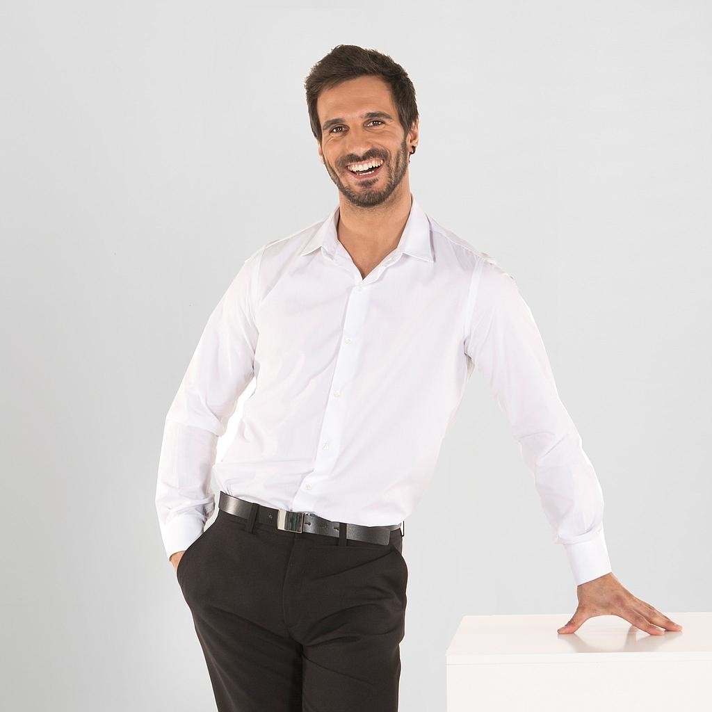 CAMISA HOMBRE POPELIN SLIM FIT BLANCA NE MARCA TALLA 38 COLOR BLANCA