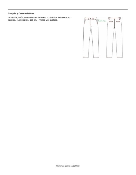 PANTALON MUJER MEETING 700012 GARYS