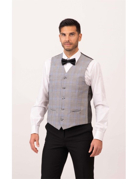 CHALECO CAMARERO CUADRO PRINCIPE DE GALES DACOBEL