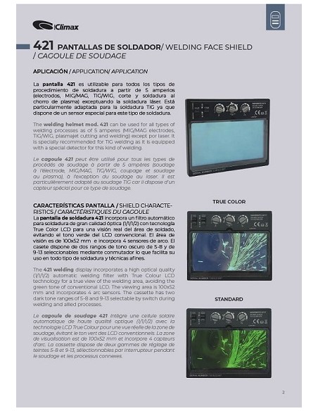 PANTALLA SOLDAR ELECTRONICA 421