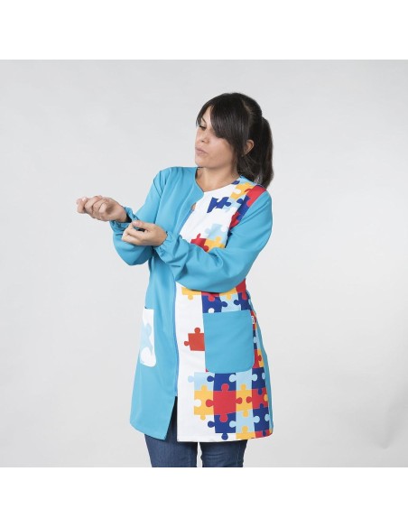 BATA PROFESORA ESCOLAR AUTISMO GARYS