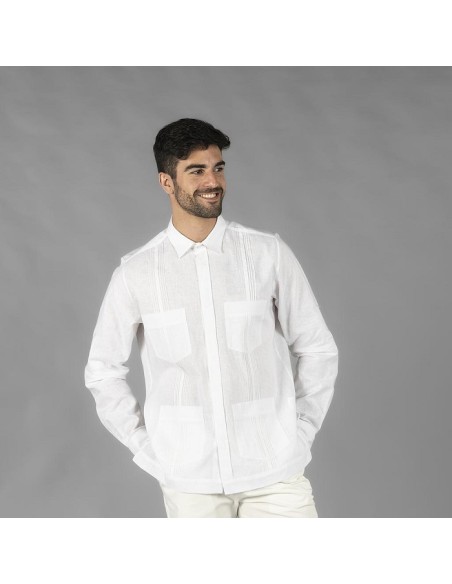 GUAYABERA HOMBRE CUELLO CAMISERO  SALOMON  GARYS