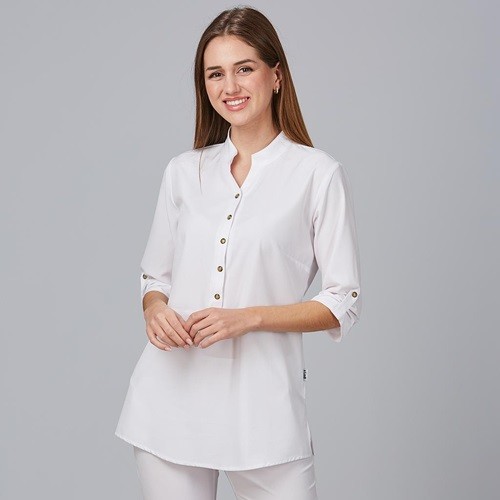BLUSA MUJER CUELLO MAO VINCA  GARYS