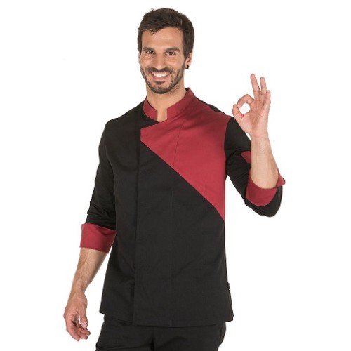 CHAQUETA COCINA UNISEX COMBINADA 931400 GARYS