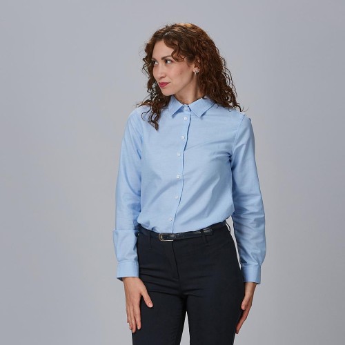 CAMISA MUJER M/L ELASTAN 240001 GARYS