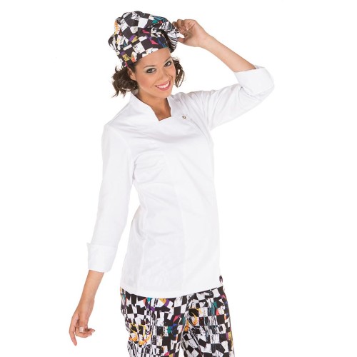 CHAQUETA COCINA MUJER LARA GARYS