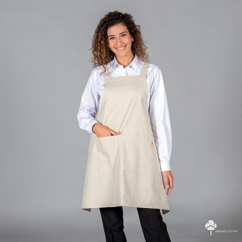 DELANTAL PETO TEJIDO ORGANICO 157400 GARYS