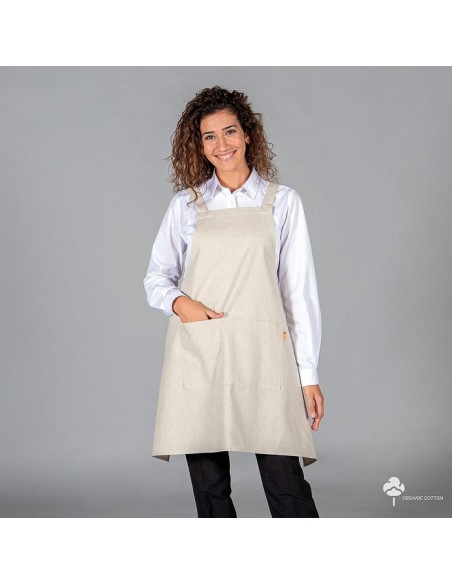 DELANTAL PETO TEJIDO ORGANICO 157400 GARYS