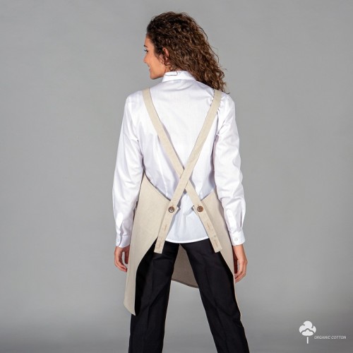 DELANTAL PETO TEJIDO ORGANICO 157400 GARYS 2