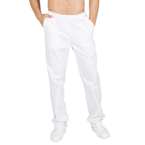 PANTALON SANITARIO GOMAS BLANCO 772G GARYS