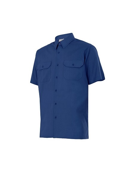 CAMISA 522 MANGA CORTA DOS BOLSILLOS VELILLA